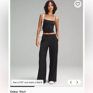 Lululemon Women's Black Wide-Leg Pants